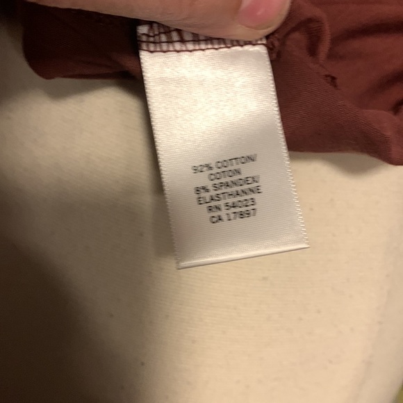 Banana Republic brown ruffle front tank size small - Picture 6 of 7